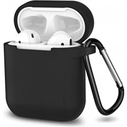 Чохол для AirPods silicone case good /black/