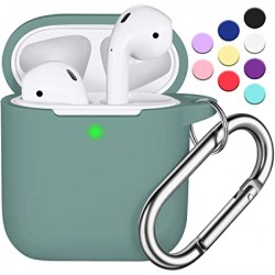 Чохол для AirPods silicone case good /pine green/