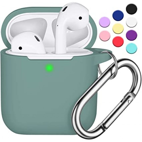 Чохол для AirPods silicone case good /pine green/
