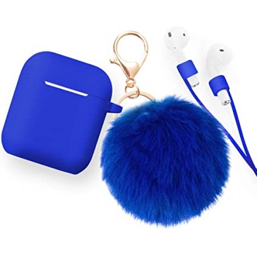 Чохол для AirPods silicone case good /royal blue/