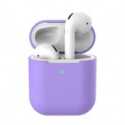 Чохол для AirPods silicone case good с карабином /glycine/
