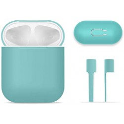 Чохол для AirPods silicone case good /sea blue/