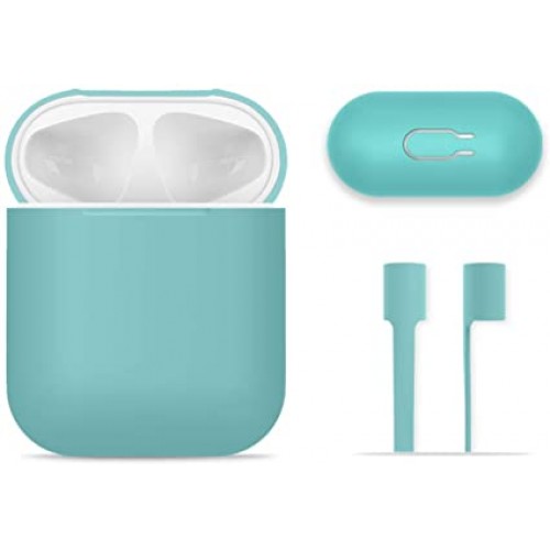 Чохол для AirPods silicone case good /sea blue/