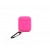 Чохол для AirPods silicone case Love с карабином /pink/