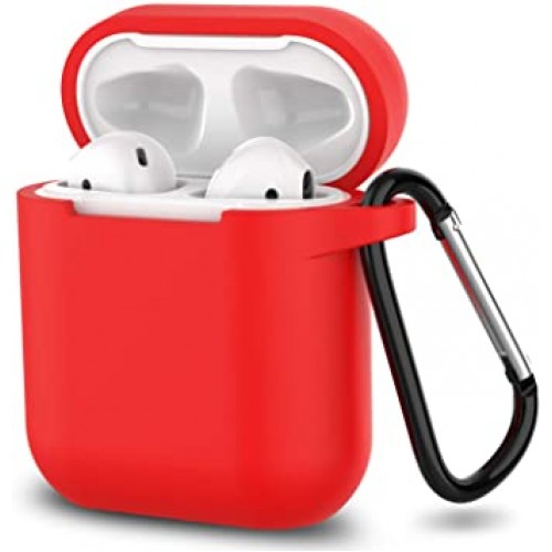 Чохол для AirPods silicone case /red/