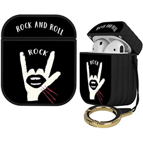 Чохол для AirPods silicone case striation /black/