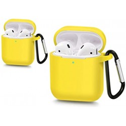 Чохол для AirPods silicone case /yellow/