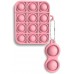 Чохол для AirPods Silicone Pop it /light pink/