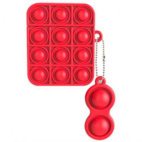 Чохол для AirPods Silicone Pop it /wine red/