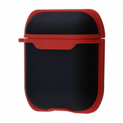 Чохол для AirPods Wiwu Silicone /black red/ C001