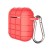 Чохол для AirPods2 silicone case Grid с карабином /red/