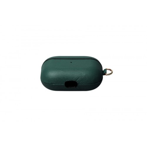 Чохол для AirPods2 silicone leather case /forest green/
