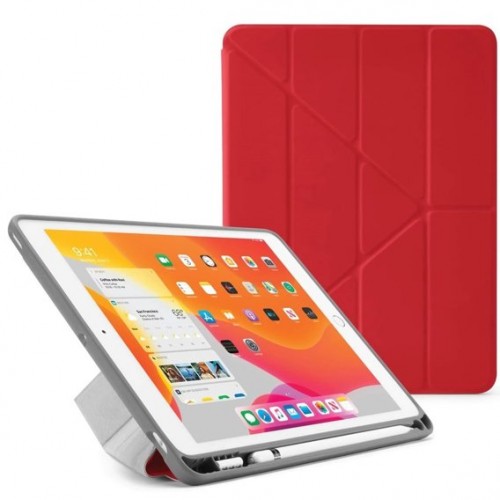 Чохол для iPad 10.2" (2019/20) Origami Case Leather pencil groove /red/
