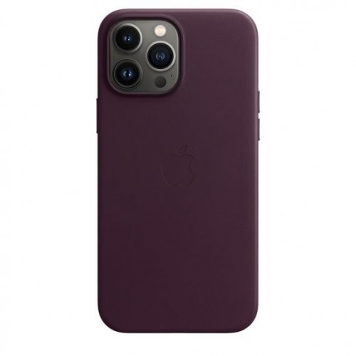 Чохол iPhone 13 Pro Max Leather Case with MagSafe /dark cherry/