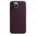 Чохол iPhone 13 Pro Max Leather Case with MagSafe /dark cherry/