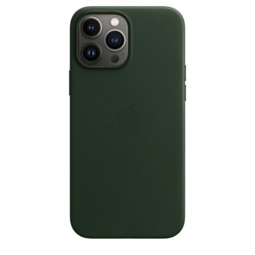 Чохол iPhone 13 Pro Leather Case with MagSafe /sequoia green/