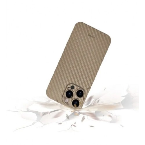 Чохол iPhone 13 Pro K-DOO Air Carbon Full Camera /gold/