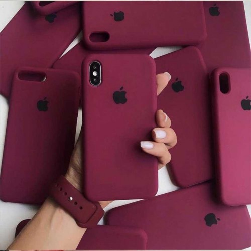  Чохол для iPhone XS Max Silicone Case copy /marsala/