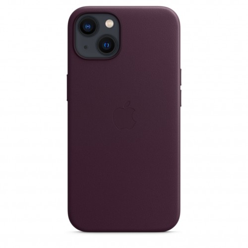 Чохол iPhone 13 Leather Case with MagSafe /dark cherry/