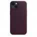 Чохол iPhone 13 Leather Case with MagSafe /dark cherry/