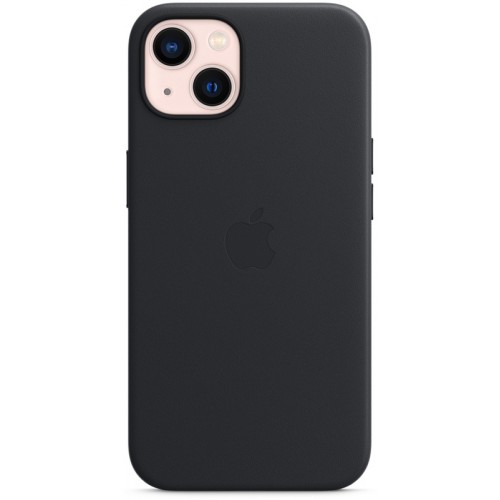 Чохол iPhone 13 Leather Case with MagSafe /midnight/