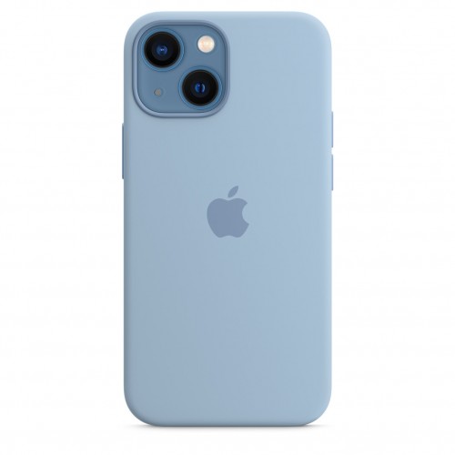 Чохол iPhone 13 Mini Silicone Case Full /blue/