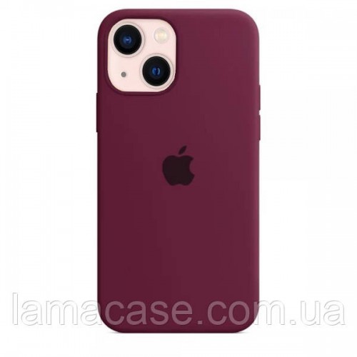 Чохол iPhone 13 Mini Silicone Case Full /marsala/
