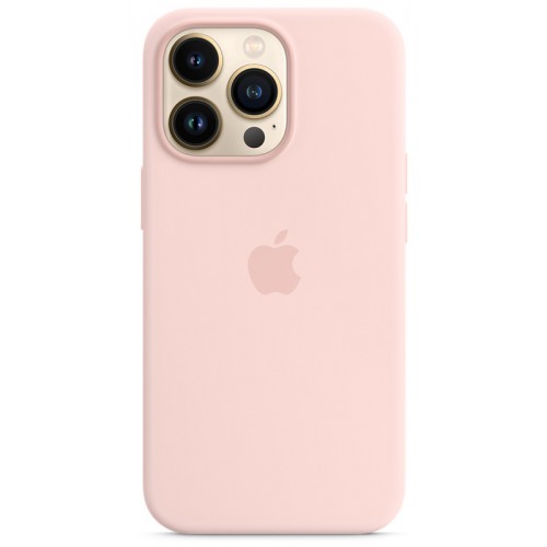 Чохол iPhone 13 Pro Max Silicone Case with MagSafe /chalk pink/