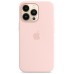 Чохол iPhone 13 Pro Max Silicone Case with MagSafe /chalk pink/