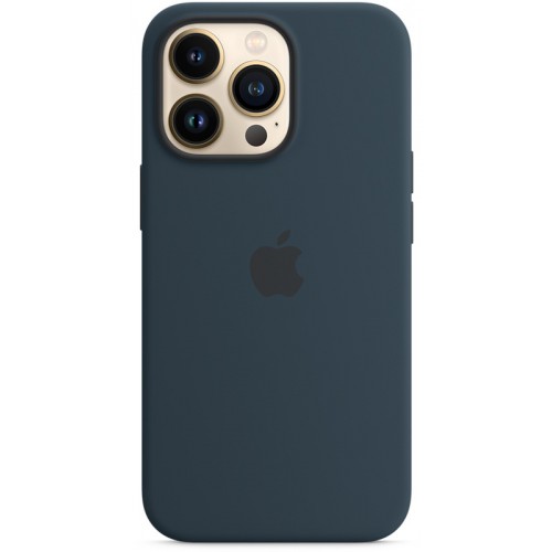 Чохол iPhone 13 Pro Silicone Case with MagSafe /abyss blue/