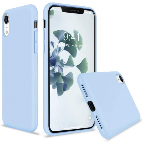 Чохол iPhone XR Silicone Case Full /sky blue/
