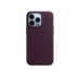 Чохол iPhone 13 Pro Max Leather Case with MagSafe /dark cherry/