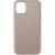  Чохол для iPhone 11 Leather Case copy /taupe/