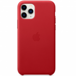  Чохол для iPhone 11 Pro Max Leather Case copy /red/