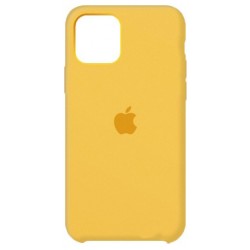 Чохол для iPhone 11 Pro Max Silicone Case copy /canary yellow/