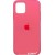 Чохол для iPhone 11 Pro Max Silicone Case copy /electric pink/