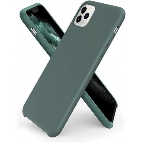 Чохол для iPhone 11 Pro Max Silicone Case copy /pine green/