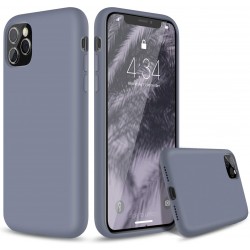 Чохол для iPhone 11 Pro Max Silicone Case Full /lavender gray/