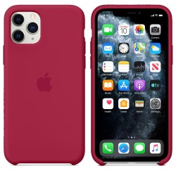 Чохол для iPhone 11 Pro Max Silicone Case Full /rose red/
