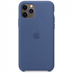  Чохол для iPhone 11 Pro Silicone Case Full /alaskan blue/