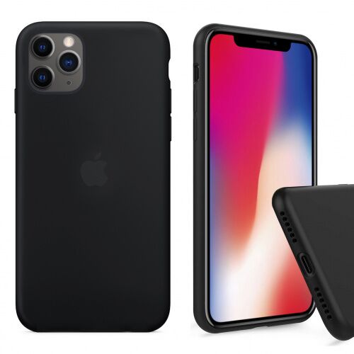  Чохол для iPhone 11 Pro Silicone Case Full /black/