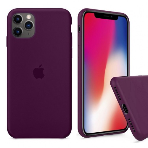  Чохол для iPhone 11 Pro Silicone Case Full /marsala/