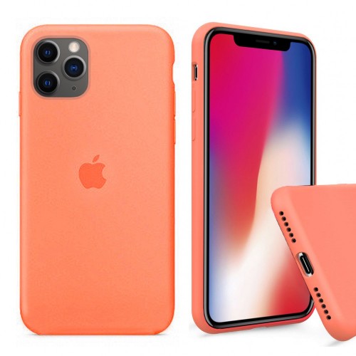  Чохол для iPhone 11 Pro Silicone Case Full /papaya/
