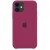  Чохол для iPhone 11 Silicone Case copy /rose red/