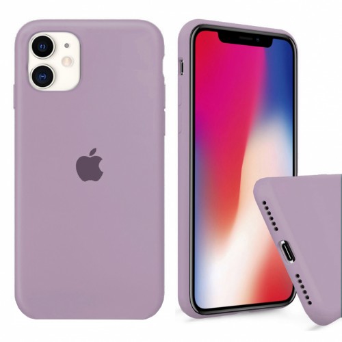 Чохол для iPhone 11 Silicone Case Full /blueberry/