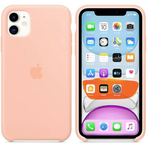 Чохол для iPhone 11 Silicone Case Full /grapefruit/