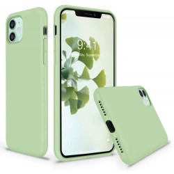 Чохол для iPhone 11 Silicone Case Full /lime green/
