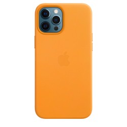 Чохол для iPhone 12/12 Pro Leather Case OEM with MagSafe /california poppy/