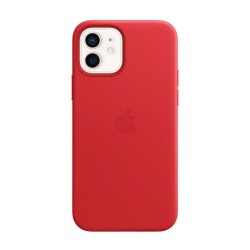  Чохол для iPhone 12/12 Pro Leather Case OEM with MagSafe /product red/