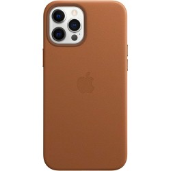  Чохол для iPhone 12/12 Pro Leather Case OEM with MagSafe /saddle brown/